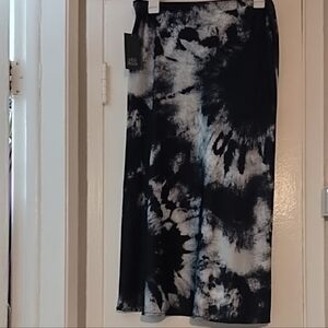Target Black and White Patterned Pencil Skirt